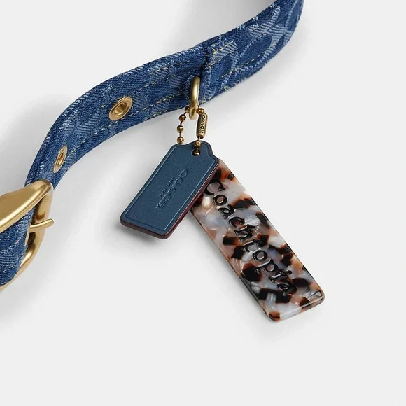 Coachtopia Cargo Shoulder Bag in Upcrafted Denim - Picture 9 of 16